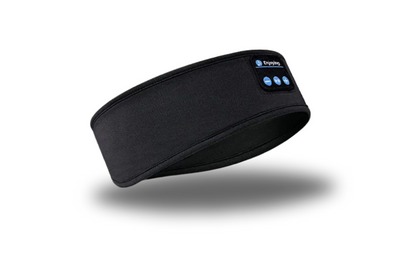 Bluetooth Sports Headband with Earbuds and Eye Mask